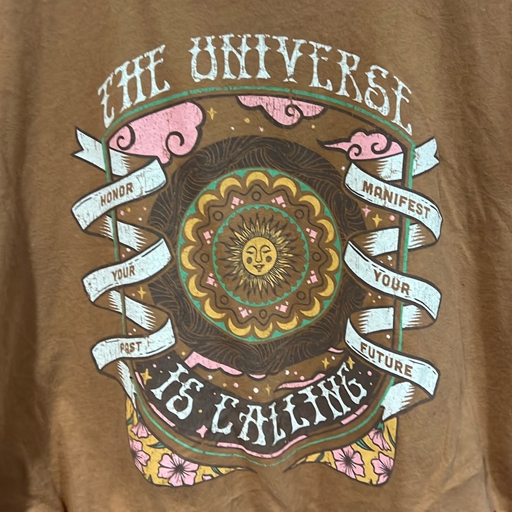 Hollister universe cropped tee